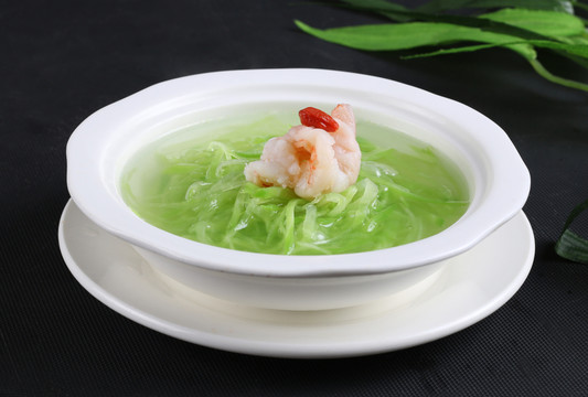 清湯蘿卜絲蝦球