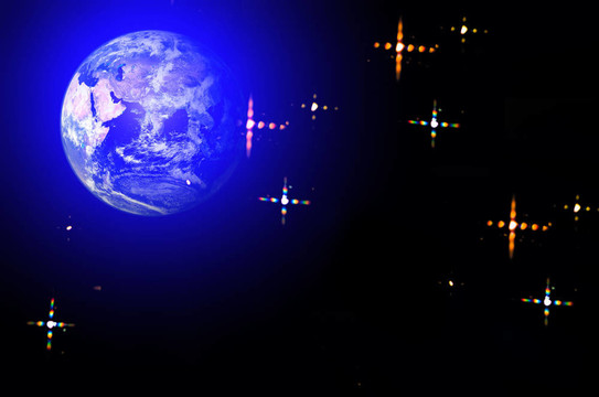藍(lán)色的行星地球