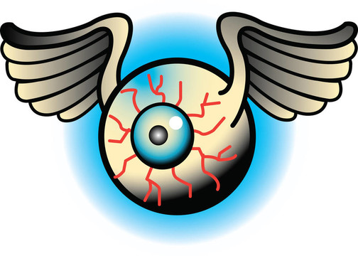 紋身設(shè)計(jì)眼球夾藝術(shù)
