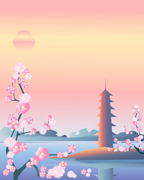 日本的花