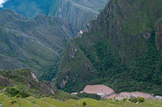 從馬丘比丘Urumamba江景