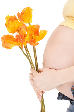 孕婦的肚子