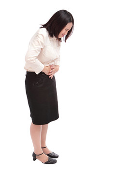 商業(yè)女性遭受胃痛