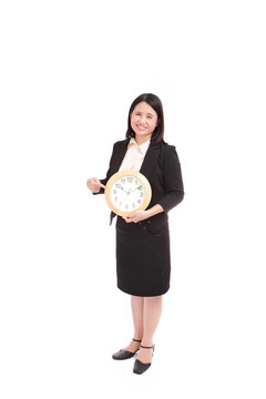 商業(yè)亞洲女人控股時鐘