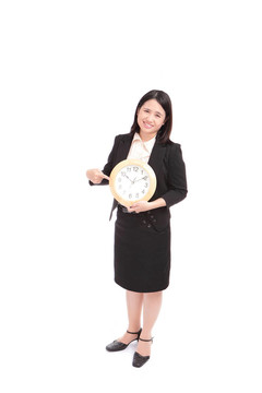 商業(yè)亞洲女人控股時鐘