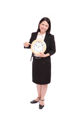 商業(yè)亞洲女人控股時(shí)鐘