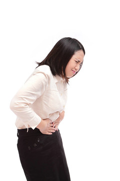 商業(yè)女性遭受胃痛