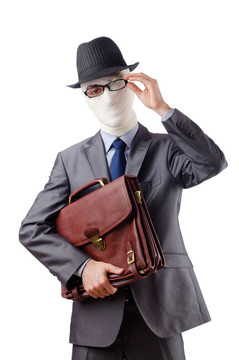 男人被醫(yī)用繃帶