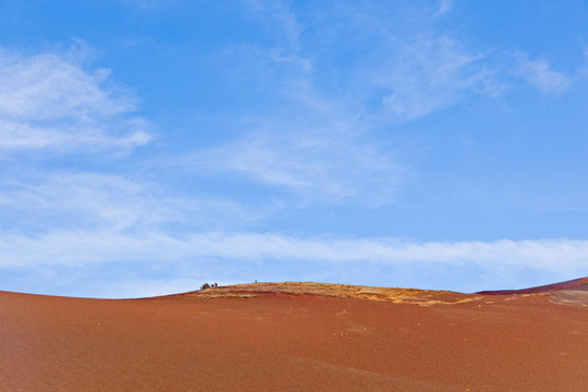 在蒂曼法亞火山地區(qū)的沙漠景觀