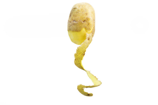 馬鈴薯去皮馬鈴薯白色