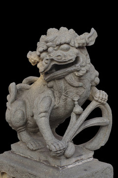 傳說中的獅子守衛(wèi)雕像