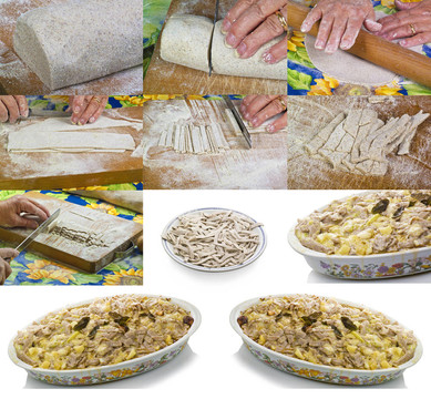 自制Pizzoccheri Valtellinesi特寫