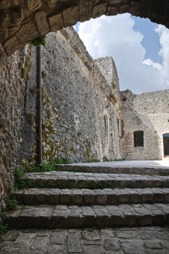 Monte Sant Angelo城堡。普利亞。意大利.