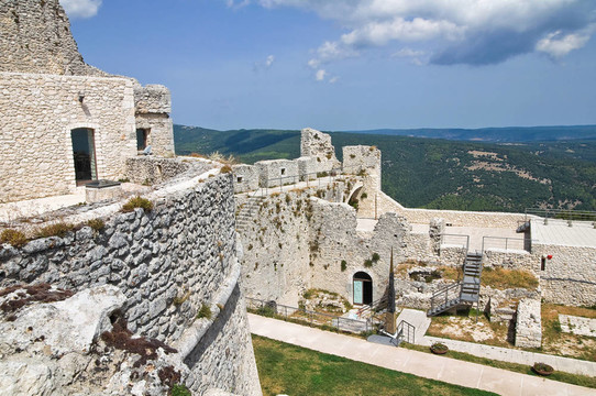 Monte Sant Angelo城堡。普利亞。意大利.