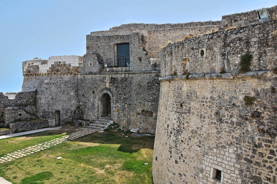 Monte Sant Angelo城堡。普利亞。意大利.