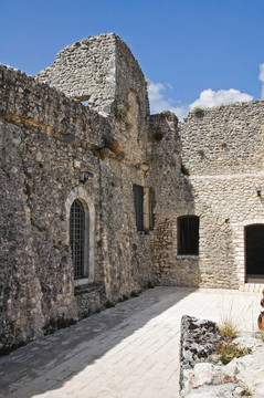 Monte Sant Angelo城堡。普利亞。意大利.