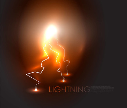 摘要雷電背景