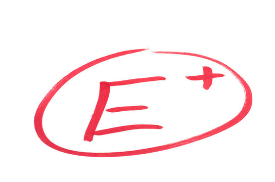 失敗的測試- E級（加）