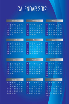 日歷2012