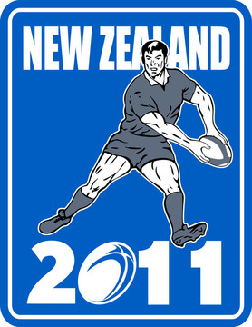 橄欖球運動員新西蘭2011
