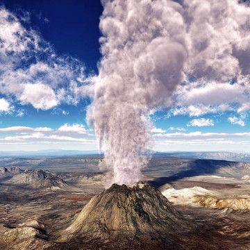 火山口