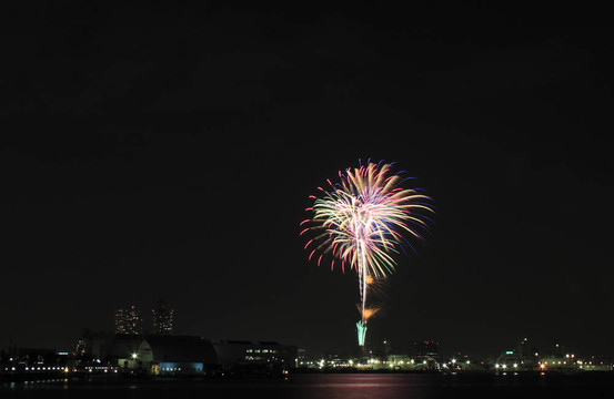 夜空中的煙花