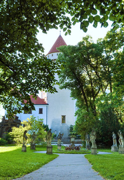 Konopiste Castle courtyard（捷克共和國(guó)）