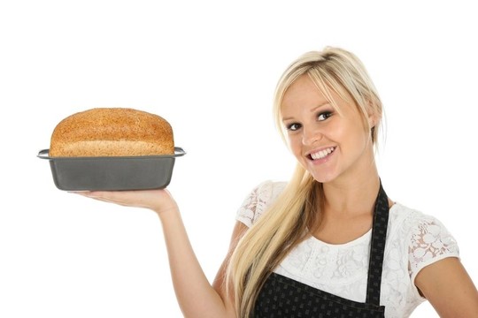 華麗的金色Freashly Baked Bread