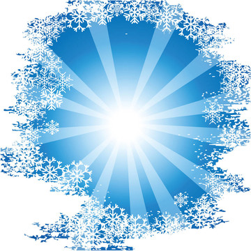 陽光明媚的chrisrmas背景。