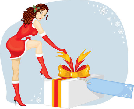 美麗的Santa夫人