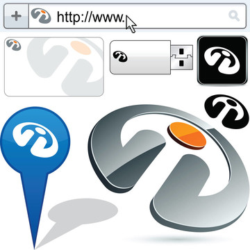企業(yè)3D口標(biāo)志設(shè)計(jì)。