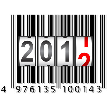 2012新年計(jì)數(shù)器；條碼；。