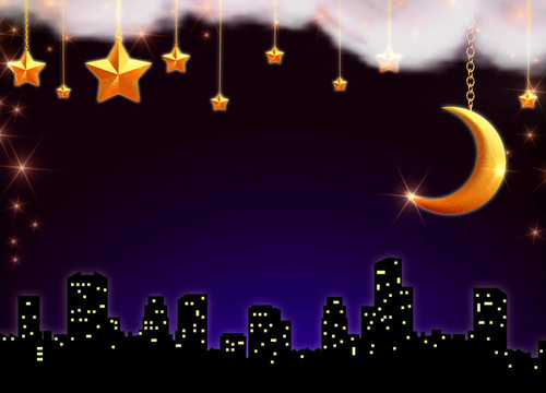 鎮(zhèn)上的星光夜