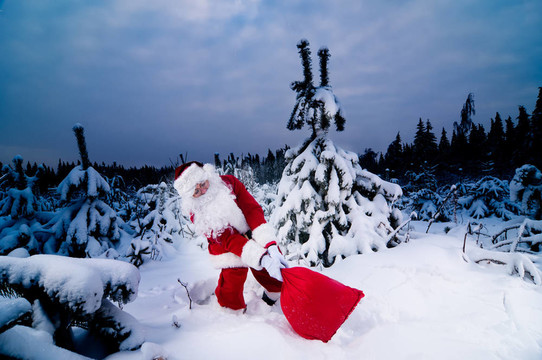 Santa與大袋