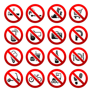 設(shè)置圖標(biāo)禁止符號(hào)商店標(biāo)志