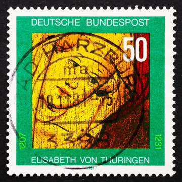 郵票德國1981圣Elizabeth of Thuringia
