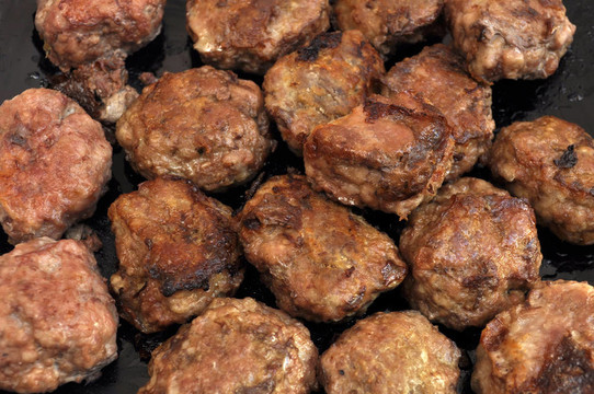 美味肉片特寫