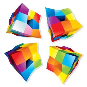 摘要Colored Cubes