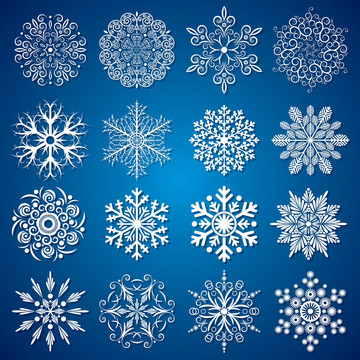 詳細(xì)的雪花