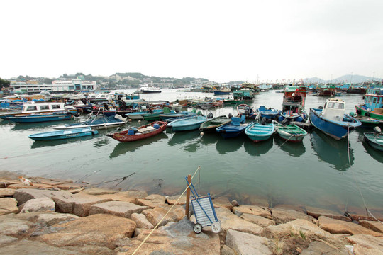 Cheung Chau在香港的海景