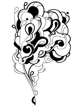 黑白抽象圖形設(shè)計(jì)