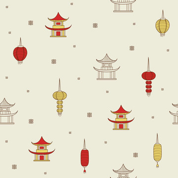 中國(guó)無(wú)縫背景。