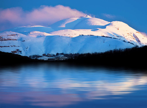 冬山雪景