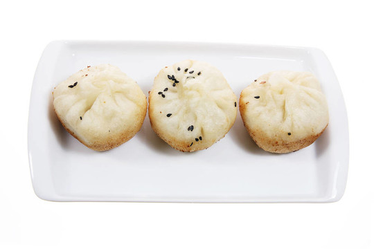 盤子上的中國餃子
