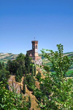 鐘塔。今年。Emilia Romagna。意大利.