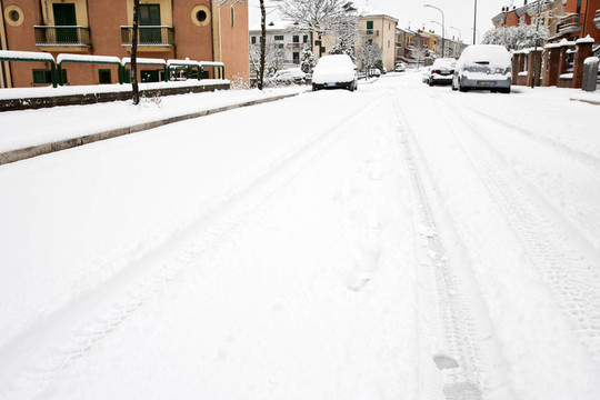 街上的雪