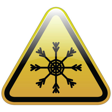 雪的警告標志
