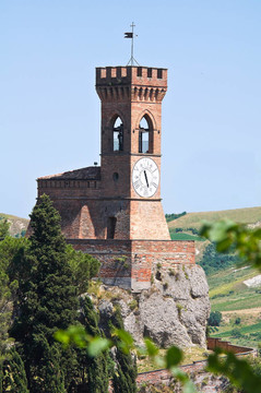 鐘塔。今年。Emilia Romagna。意大利.