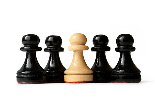 White與黑棋人物
