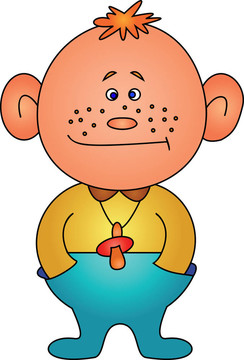 帶有一個(gè)傀儡的嬰兒